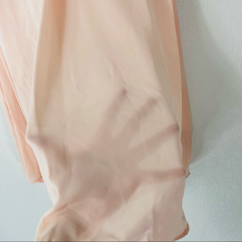 Torrid Peach Pleated Georgette Sleeveless Blouse Tank Top Plus Size 5X - Picture 10 of 13
